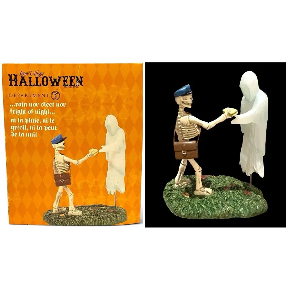 Dept 56 RAIN NOR SLEET NOR FRIGHT OF NIGHT Halloween Village 6009778 Mailman